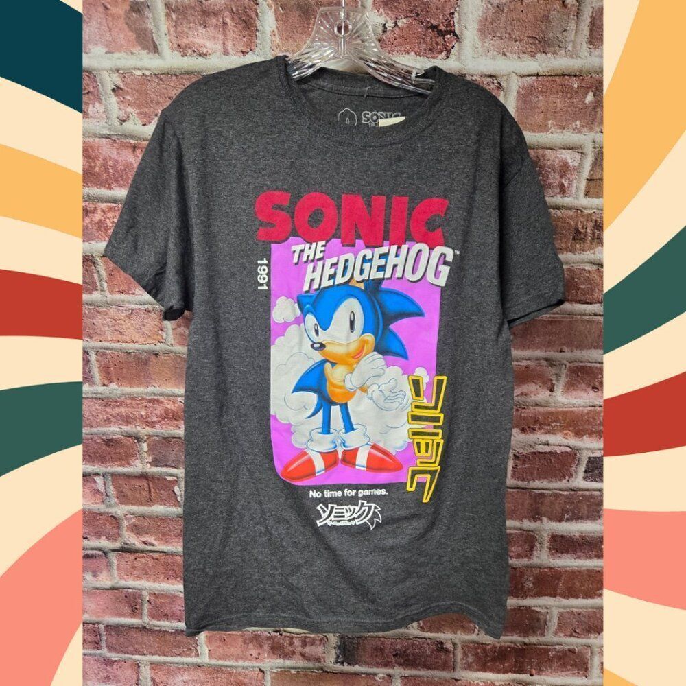 Sonic the Hedgehog Tee S | Retro 1991 Graphic Shirt Vintage Gamer Y2K‎ Nostalgia